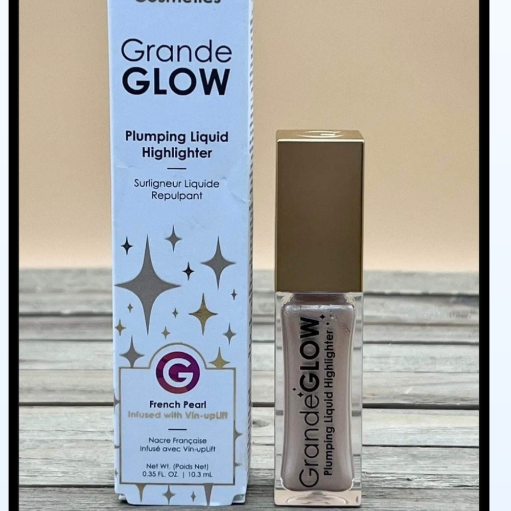❇️🧚‍♀️FRENCH PEARL Grande GrandeGlow Plumping Liquid Highlighter NWT/SEALED